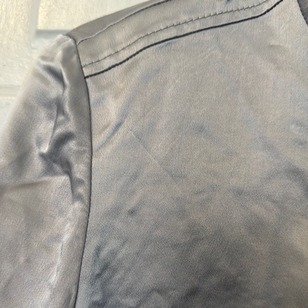 M—Silver Bomber Jacket - Picture 4 of 16